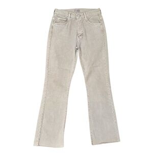 MOTHER The Insider Ankle Fray Chalk It Up High Waisted Bootcut Women's Size 27